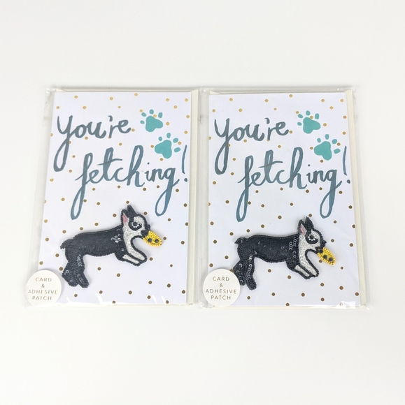 Anthropologie Other - Anthropologie "You're Fetching" Cards, set of 2